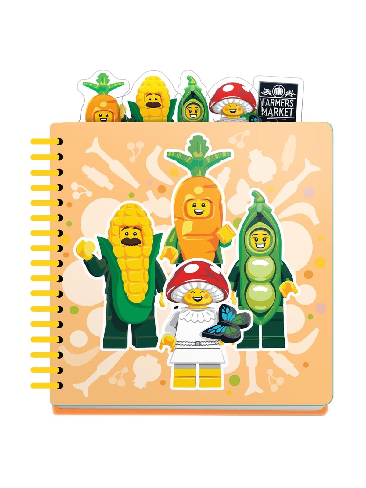 Euromic LEGO Minifigures Tab Notebook Farmers Market