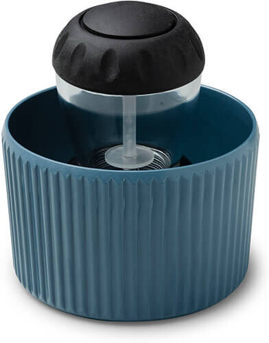 Zeal Black Dish Brush in Provance Blue Holder