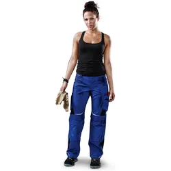 Kübler, Arbeitshose, Pulsschlag Damenhose High Kbl.Blau/Schwarz 52 (52)