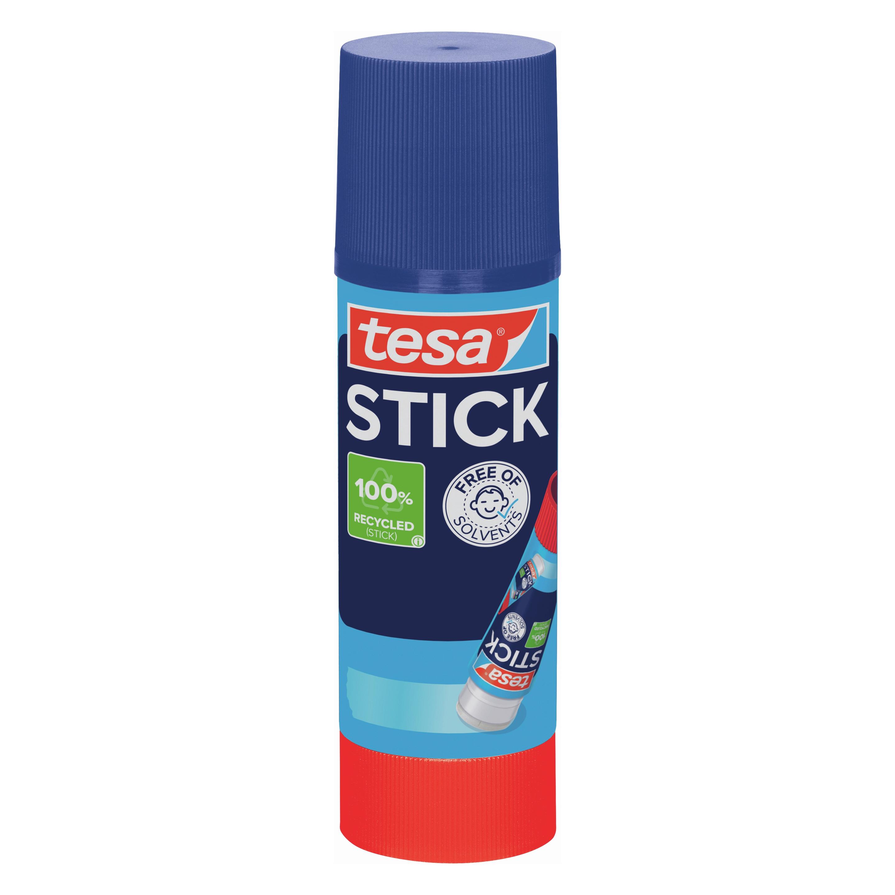 tesa Klebestift ecoLogo, geruchsneutraler Klebstick für Papier / Pappe (40 g, 1x) (57028-00200-03)