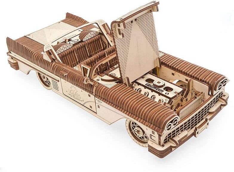 UGEARS Cabriolet VM-05 - Puzzle 3d Mécanique en bois