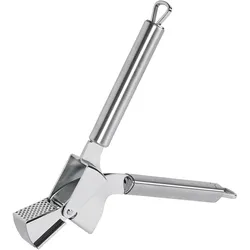 Küchenprofi Pama Handknoblauchpresse, Knoblauchpresse, Silber
