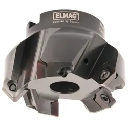 Elmag, Fräser, - Planfräser 45° DM 50mm 4-Schneiden, Aufnahme 22mm, ohne Wendeplatten (SEHT)