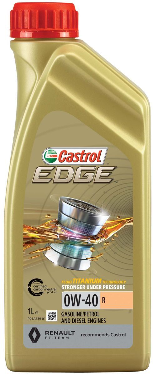Motoröl CASTROL 15F739 Edge 0W40 R 1L