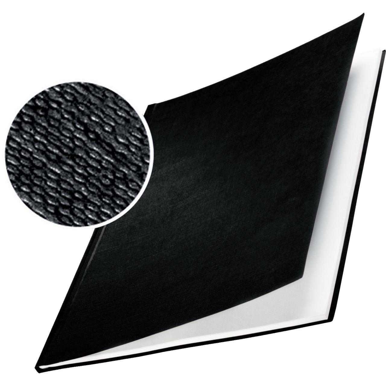 Leitz Buchbindemappe impressBind, A4, 10,5 mm, schwarz, Hard