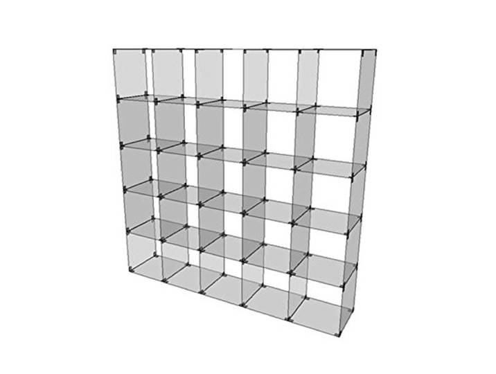 Glassteckvitrine 40 x 40 cm Big Steckvitrine Vitrinen Glasregale Regal Regale Glasregal