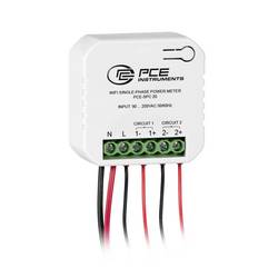 PCE Instruments PCE-SPC 20 Wechselstrom AC 0 … 20 A Auflösung 0,001 A A2-Kanal-Messung mit Stromwandler App-Steuerung