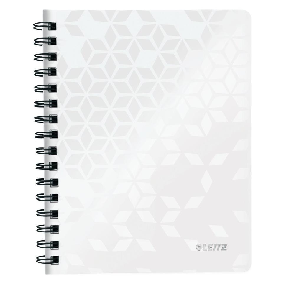 Leitz WOW Collegeblock spiralgebunden mit PP-Einband (A5, Liniert) (4639-00-01)