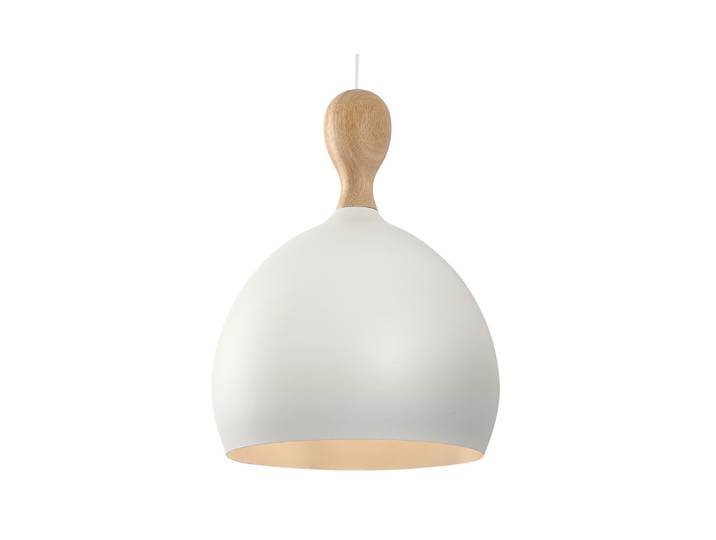 Dueodde Hängelampe, weiß, Ø 39 cm, Metall, E27 - Halo Design - Wohnzimmer - Skandinavisch - Einflammig