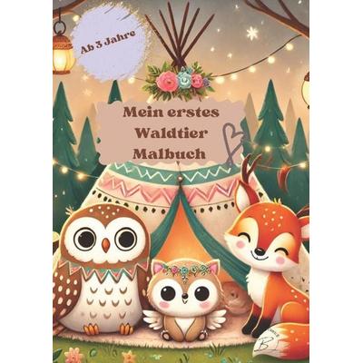 Mein erstes Waldtier Malbuch, Taschenbuch von Doris Brandstätter,Mirabell Mina, Tredition, 978-3-384-49339-2