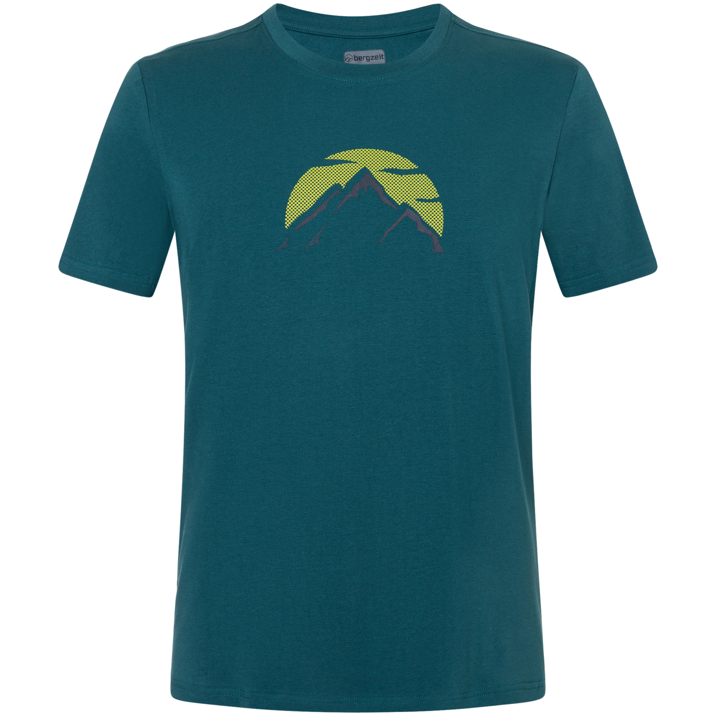 Bergzeit Basics Bergzeit Herren T-Shirts tuerkis Größe M Trekking Elastisch