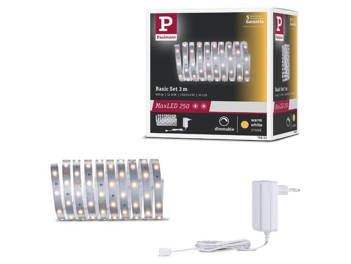 Paulmann MaxLED 250 LED Strip Warmweiß Basisset