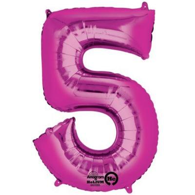 Folienballon XXL 5 - rosa.
