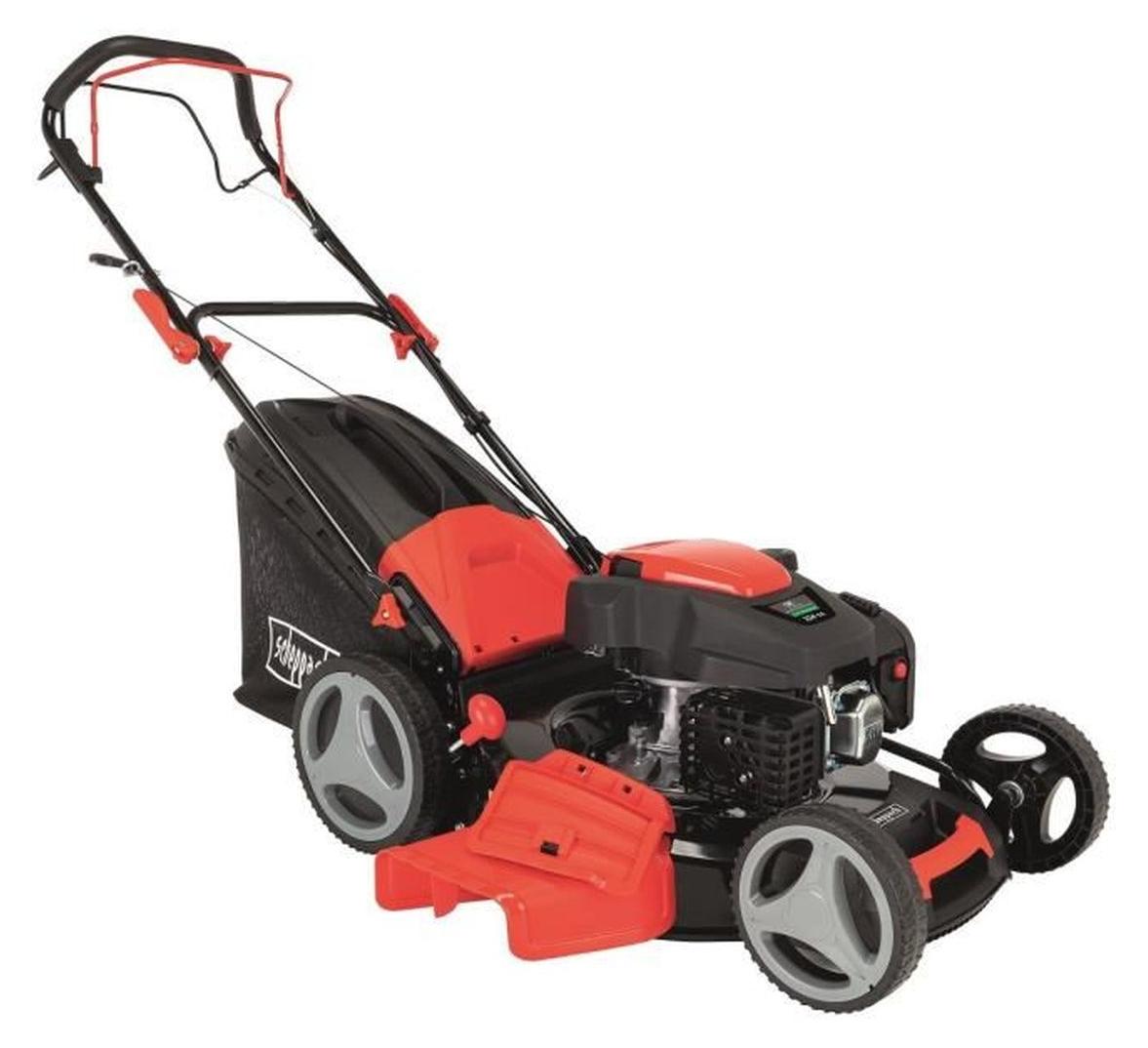 SCHEPPACH MS225-53BR 4-in-1 Benzin-Rasenmäher, 53 cm, 224 cm³, selbstfahrend, Mulching, 65 L Fangkorb