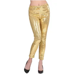 Widmann Leggings Pailletten gold (M)