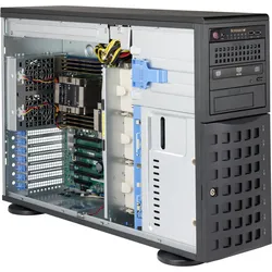 Supermicro CSE-745BAC-R1K23B, Full Tower, Server, Schwarz, ATX, EATX, micro ATX, 4U, HDD, Netzwerk, Server Barebone