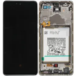 LCD-Kompletteinheit inkl. Akku für Samsung Galaxy A72 A725F, weiß