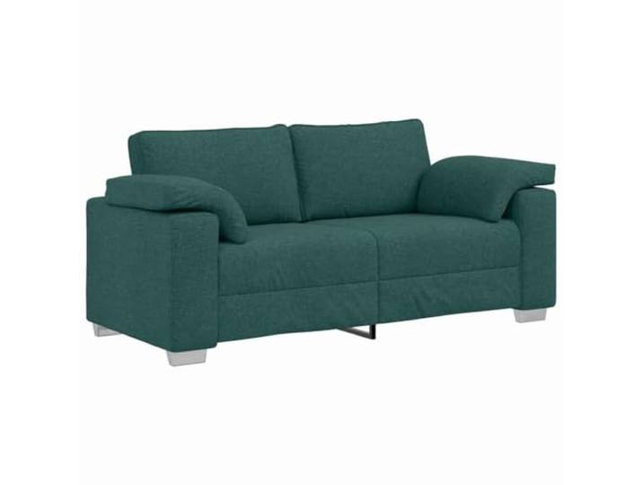 KKgypkn Zweisitzer-Sofa Dunkelgrün 180 cm Stoff Breite Armlehnen, atmungsaktives Design, Schaum-Faser-Füllung, für Wohnzimmer