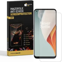 4x Panzerfolie für OnePlus Nord N100 ANTI-SCHOCK Displayschutzfolie MATT