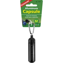 Coghlans Aluminium Kapsel mit Karabiner M - STK - schwarz