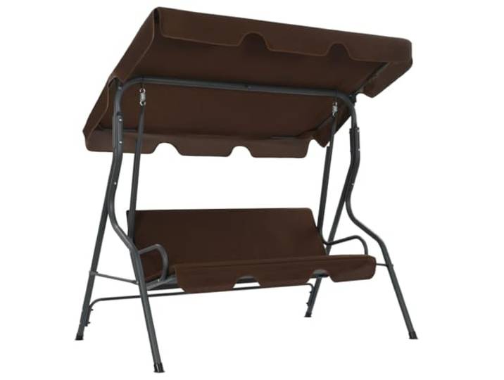 vidaXL Schommelbank 170x110x153 cm koffiekleurig