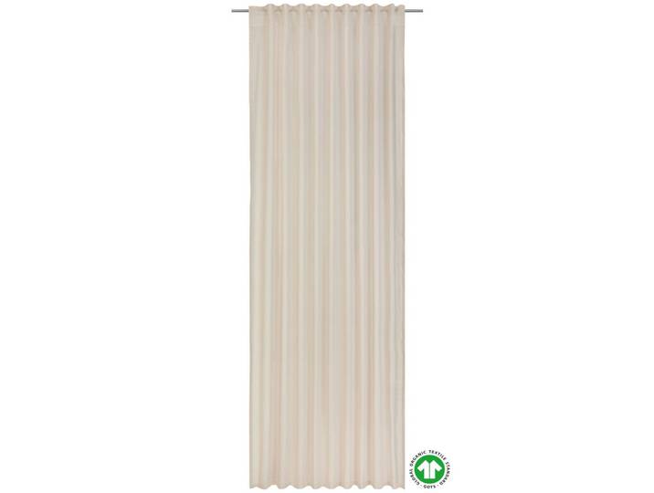 Fertigvorhang Bio-Luise 2Stk. Beige ca. 140x255-267cm