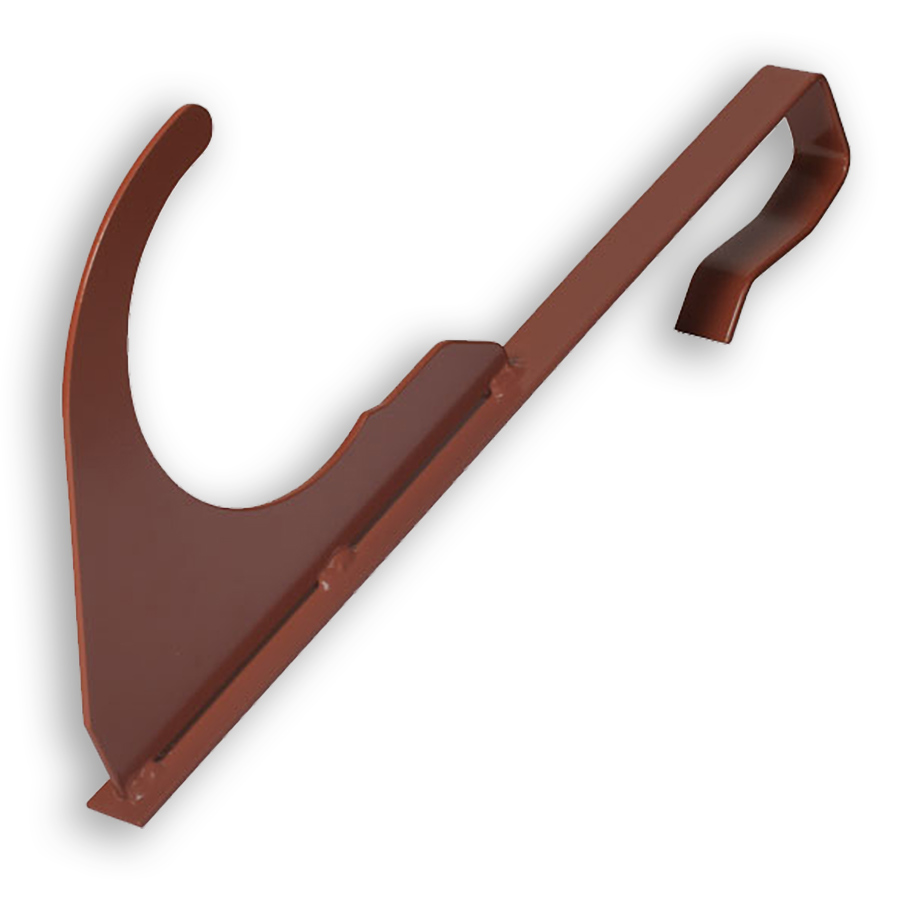 Www Universal-Rundholzhalter für Großflächenziegel ab 44cm, rotbraun