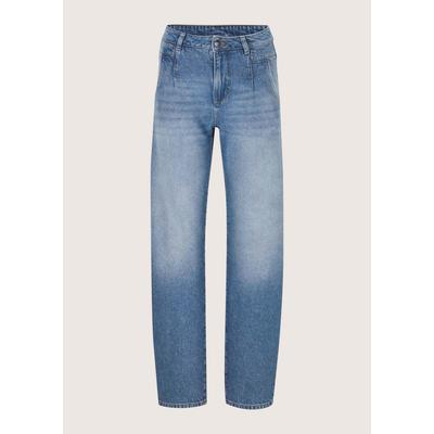 Regular-fit-Jeans MADELEINE "Jeans Modische Barrel-Leg-Jeans", Damen, Gr. 21, bleached, Modern, Jeans