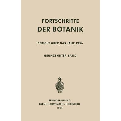 Bericht Über das Jahr 1956, Taschenbuch von Ulrich Lüttge,Wolfram Beyschlag,Burkhard Büdel,Dennis Francis,John Cushman, Springer Berlin,