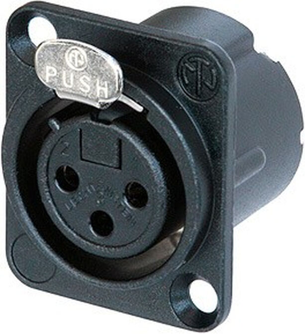 Neutrik Nc 3 Fdlxb 3-Polige Xlr-Chassisbuchse