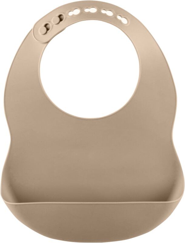 Zopa Silicone Bib Pastel bavoir Sand Beige 1 pcs