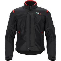 Acerbis Ruby, Textiljacke wasserdicht - Schwarz/Rot - XL