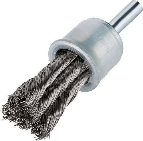 Rhodius EPBZ, 12 Stück Pinselbürste 20 x 29 x 6,0 mm, gezopft, TOPline, Made in Germany, für Edelstahl, Stahl 353053