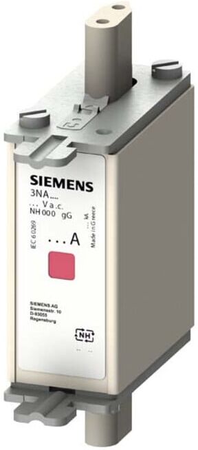 Siemens Indus.Sector Fusible NH G000 80A 500AC/250DC 3NA7824 (3NA7824)