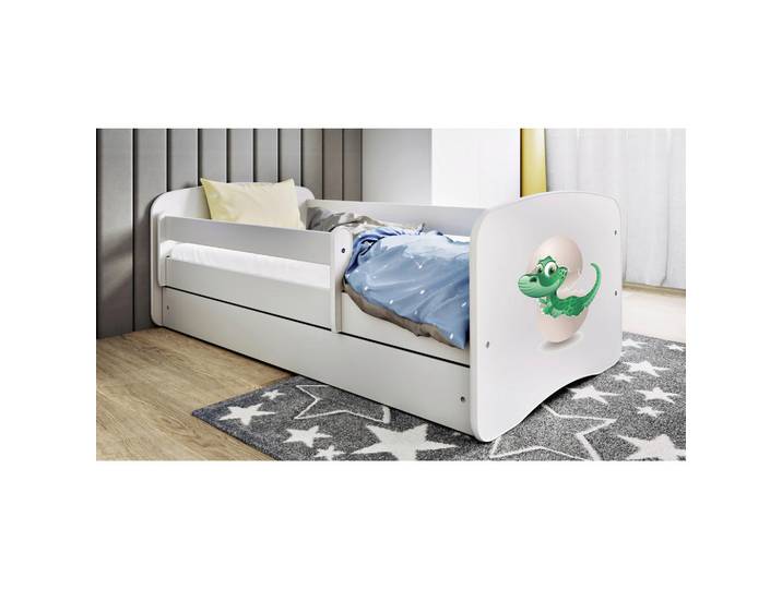 Mid.you Kinder-/Juniorbett Babydreams, Weiß, Birke, Schichtholz,Sperrholz, H2, 1-Zonen, Höhe ca. 15 cm, links montierbar, rechts montierbar, 80x160 cm, nicht verstellbar, Kinderzimmer & Jugendzimmer, Kindermöbel, Kinderbetten