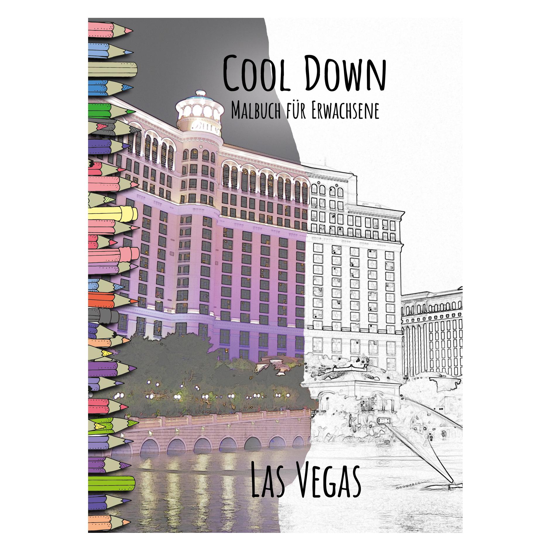 Herpers Cool Down | Malbuch für Erwachsene: Las Vegas (Deutsch, Softcover, York P Herpers) (56167876)