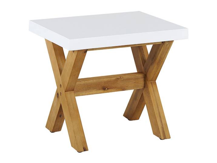 HOCKER Faserzement weiß Olbia