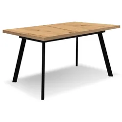 Mäusbacher Esstisch mit Auszug Big System 120/160 x 70 cm Holzoptik Asteiche