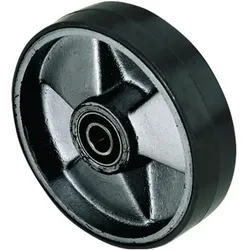 Pfaff, Möbelrollen, Lenkrad Polyurethan Naben-L. 43 mm Rad-B. 50 mm Rad-Ø 200 mm Kunststoff-Felge