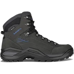 Lowa Herren Renegade Evo GTX Mid WIDE (breit) - 49.5 - anthrazit/stahlblau