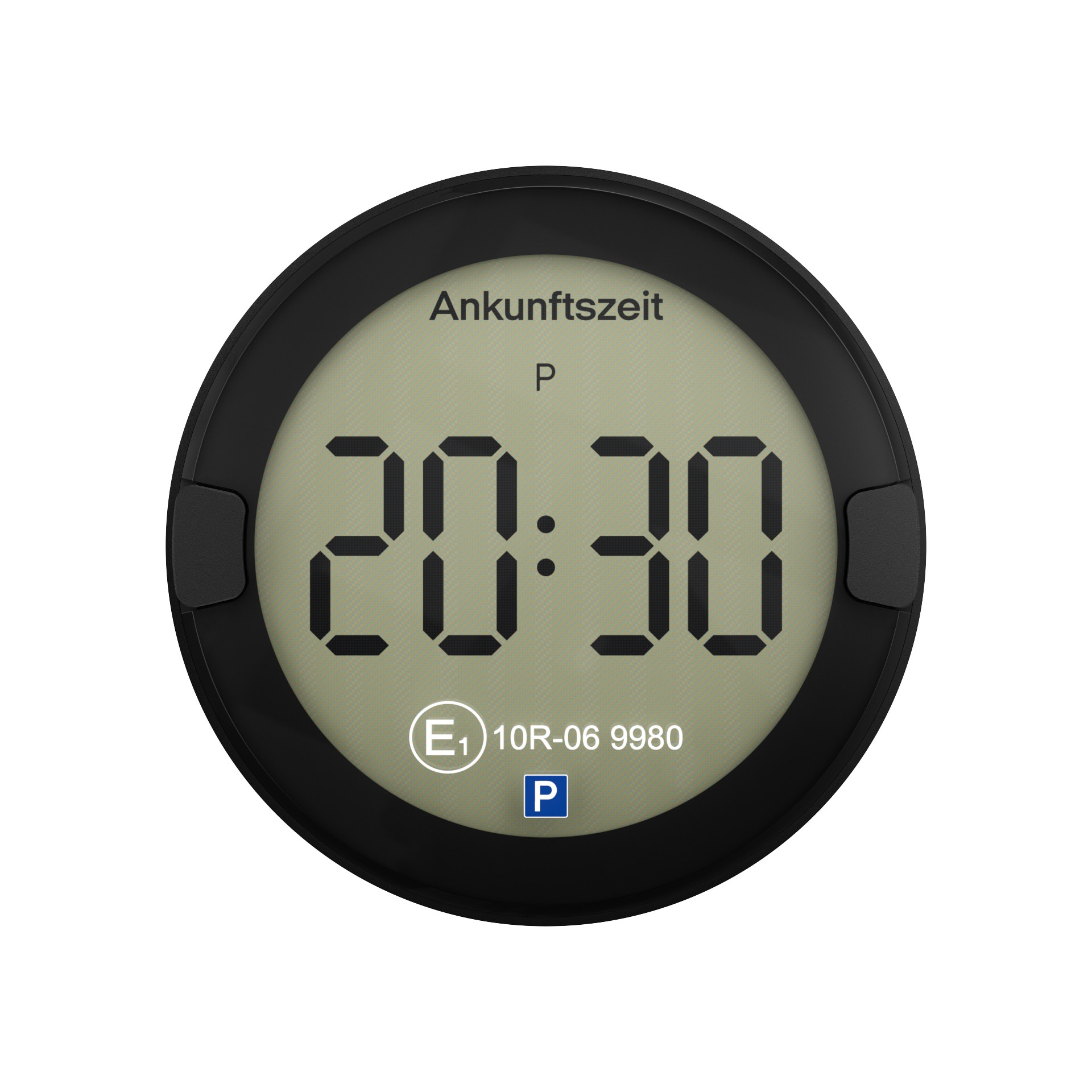 OOONO® P-Disc N°2 light - Elektronische Parkscheibe mit Zulassung fürs Auto-vollautomatische Parkuhr DE15010302