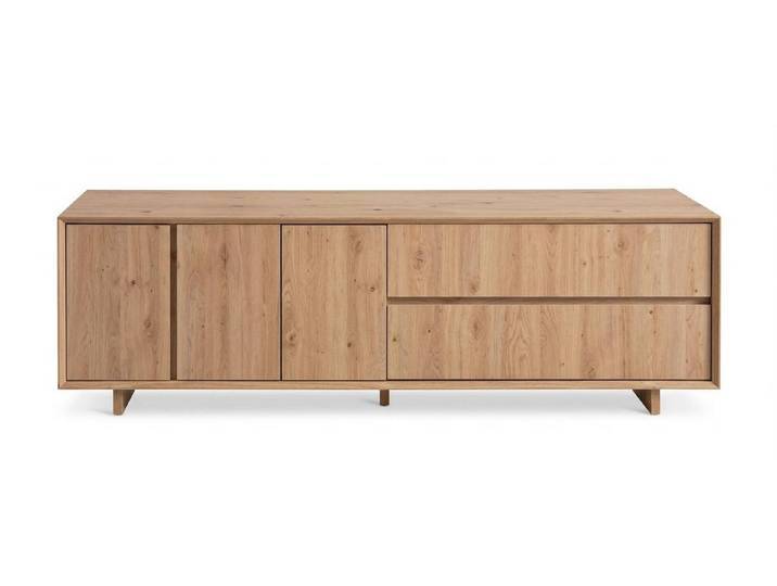 Xlmoebel TV-Schrank Brauner moderner TV-Schrank stilvolles Holz TV-Möbel TV-Ecke