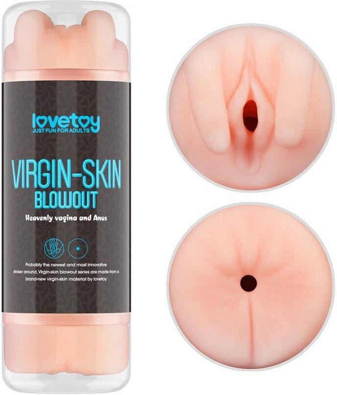 Lovetoy Masturbateur double face textures réalistes Anus Vagin