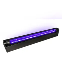 SATISFIRE Schwarzlicht LED-UV-Röhre 60cm Komplettset, 10W High Powerbruchsicher