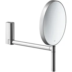 KEUCO PLAN Kosmetikspiegel, unbeleuchtet, rund, Wandmontage, 17649170002, Farbe: Aluminium-finish