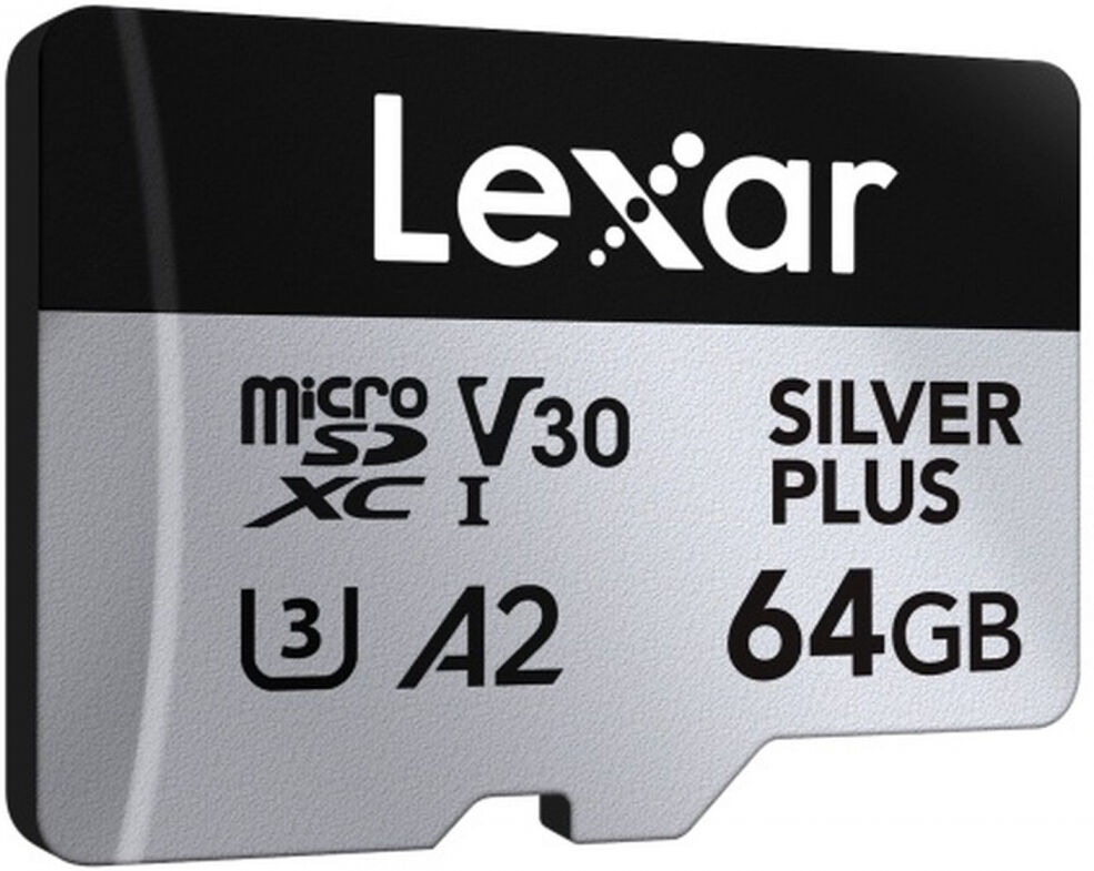 Lexar microSDXC Silver Plus UHS-I 64GB V30