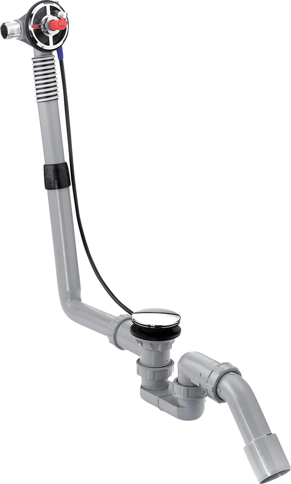 Hansgrohe Exafill S afvoer- en overloopset voor standaard badkuipen