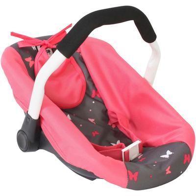 Puppen Autositz CHIC2000 "für Puppen bis Größe 50 cm", bunt (butterfly koralle), Puppenausstattungen, KinderB:31cm H:32cm T:45cm, Kunststoff, Polyester, Stahl, B:31cm H:32cm T:45cm