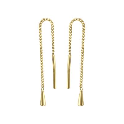 Paar Ohrhänger VIVANCE "333/- Gelbgold glanz Tropfen", gelb, Ohrringe, Damen, one-size, Gold