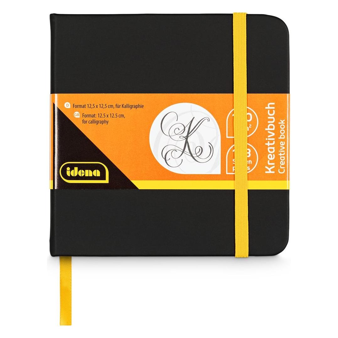 Idena Kreativbuch für Kalligraphie 128 Seiten 140g/m² 12,5 x 12,5cm (72023584)